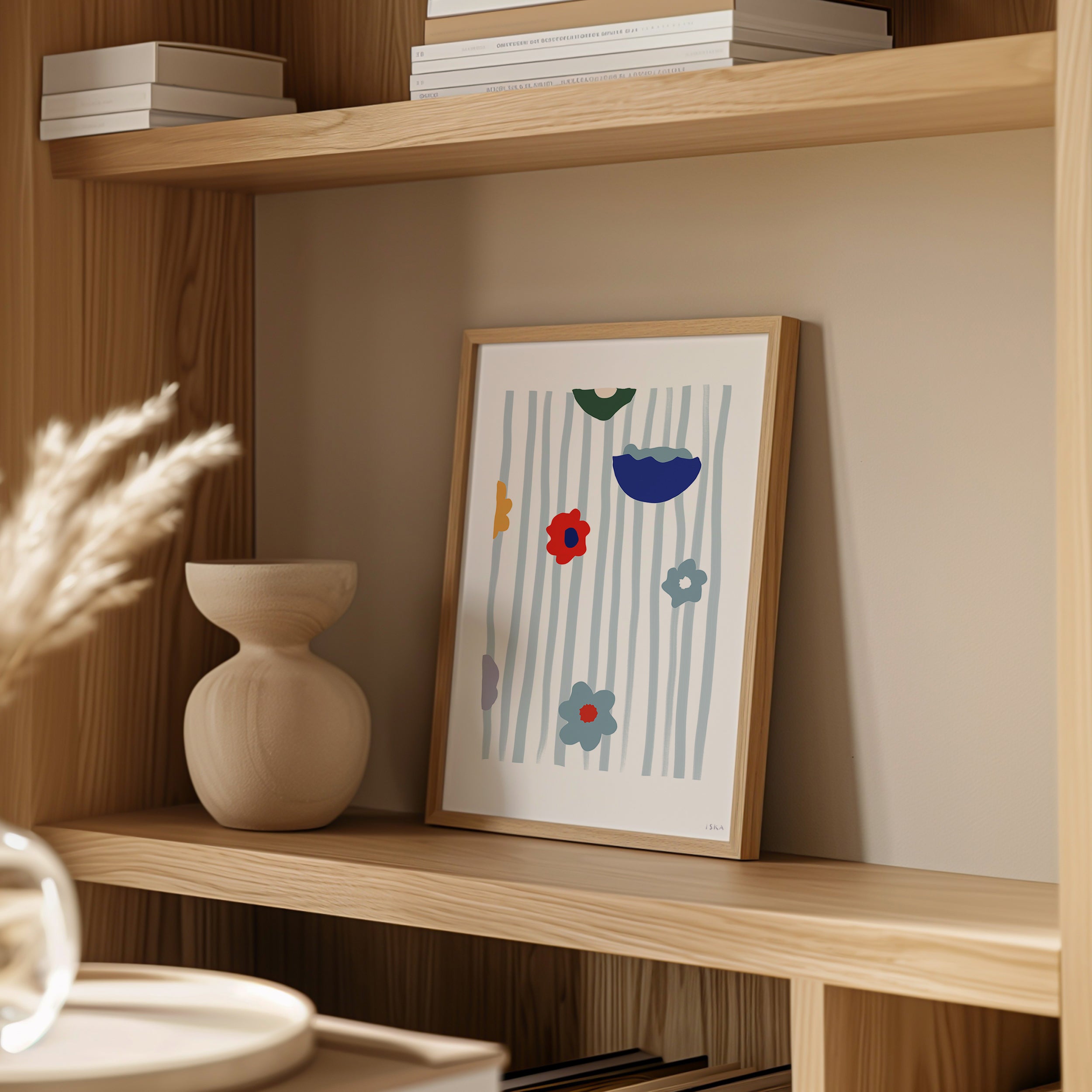 Floid modern minimalist print poster