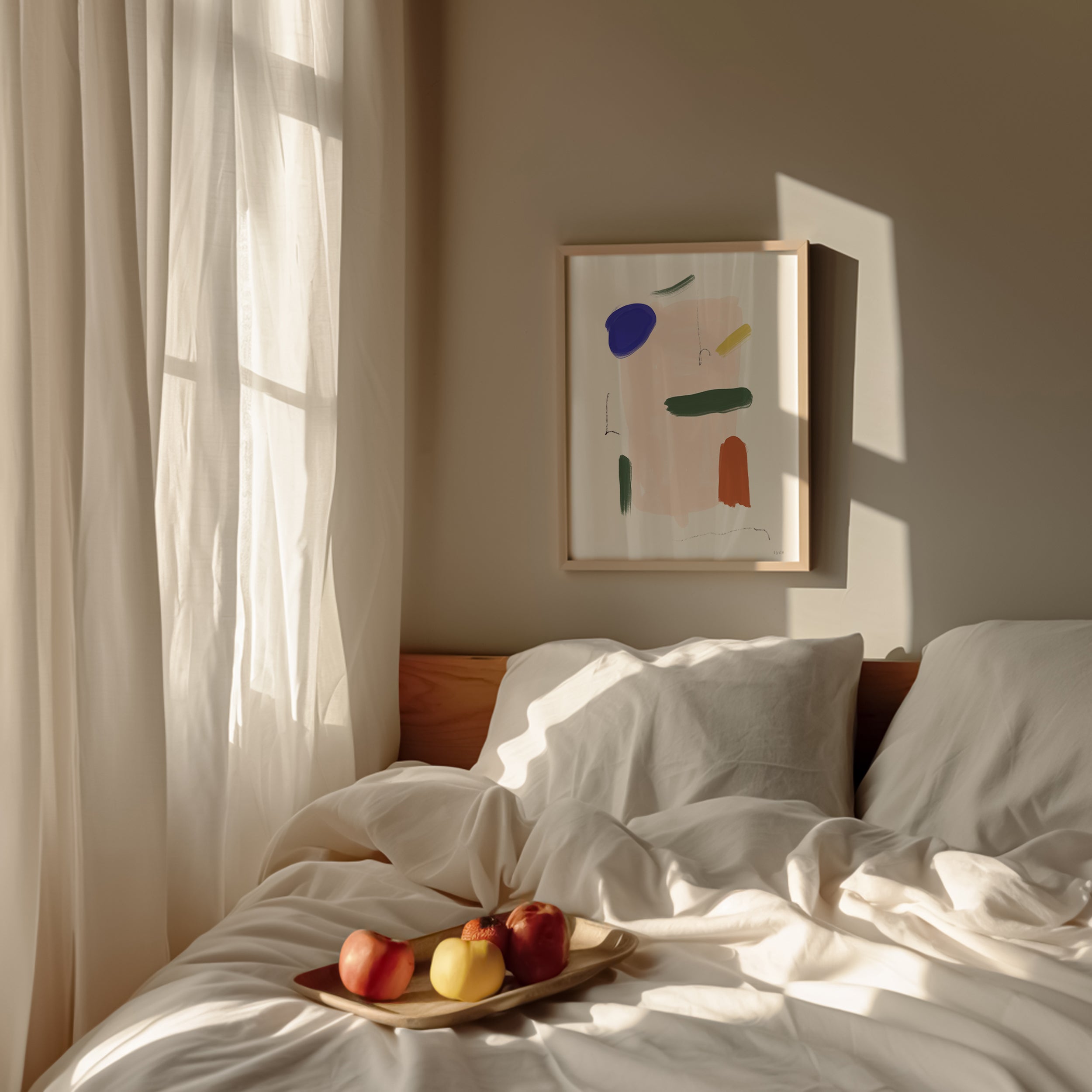 Scandinavian minimalist Sans wall art print