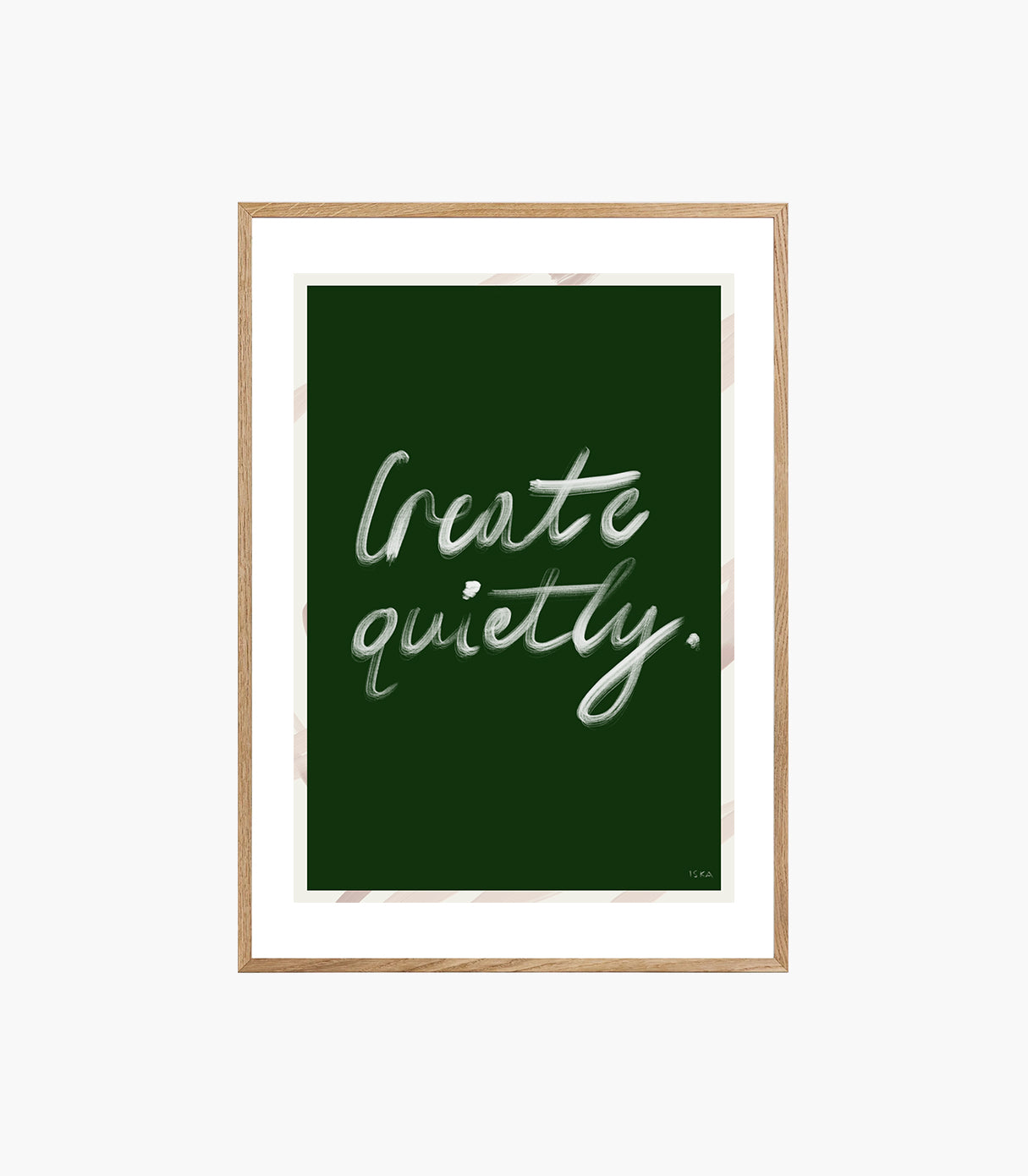 Create quietly